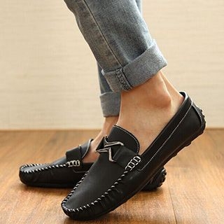 Preppy Boys Metal-Accent Loafers