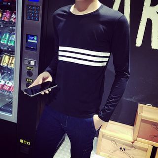 Street Affair Stripe Long-Sleeve T-shirt