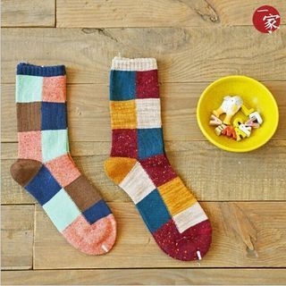 Socka Plaid Cotton Socks
