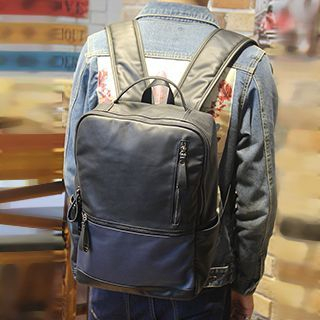 Brickhouse Faux Leather Backpack