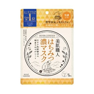 Kose - Clear Turn Bihada-Syokunin Beautiful Skin Artisan Mask Extra Moisturizing Honey - 7 pcs