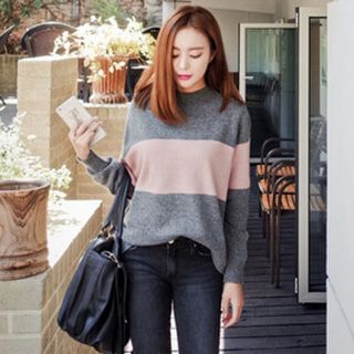 lilygirl Color-Block Sweater