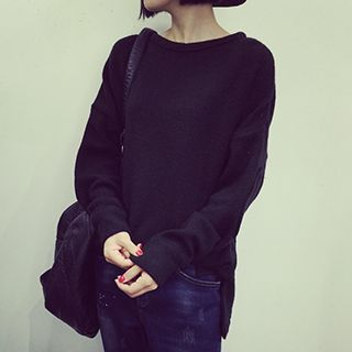 Bloombloom Elbow-Patch Sweater