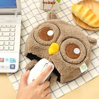Lazy Corner Owl USB Hand Warming Mouse Pad