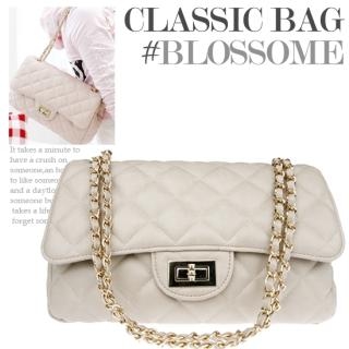 Quilted Handbag with Chain Strap