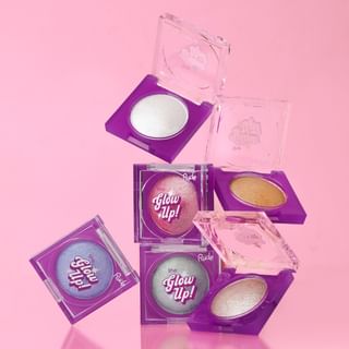 Rude Cosmetics - The Glow Up! Diamond Highlighter - 6 Colors Seafoam Sparkle - 5G