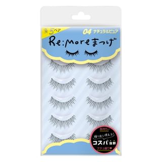 BN - Re:More False Eyelashes 04 Pure - 5 pairs