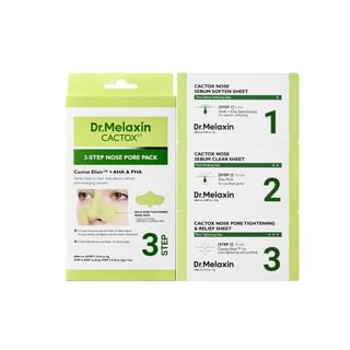Dr.Melaxin - Cactox 3-Step Nose Pore Pack Set 3 pcs