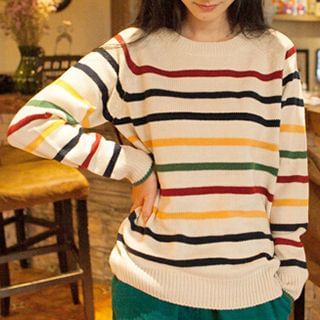 Miss Honey Striped Sweater
