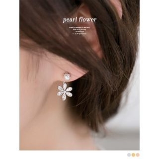 PINKROCKET Drop Flower Earrings