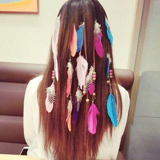 Ticoo Clip-In Feather Hair Extension