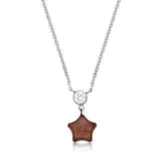 Kenny & co. Share of Love Star Necklace Brown - One Size