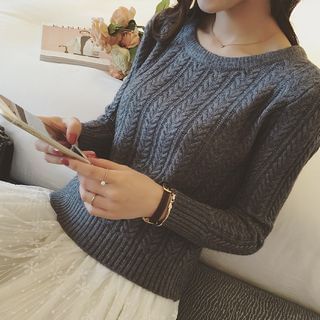Colorful Shop Jacquard Sweater
