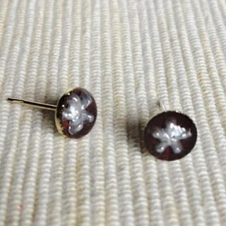 MyLittleThing Resin Little Snowflake Earrings (Brown) One Size