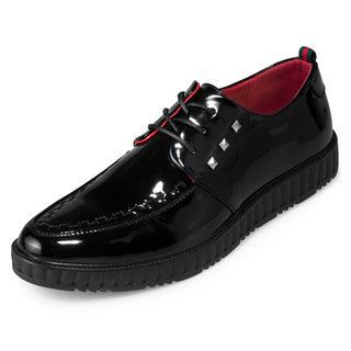 yeswalker Studded Patent Lace-Up Shoes