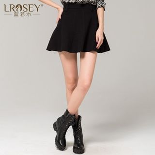 LROSEY Plain A-Line Skirt