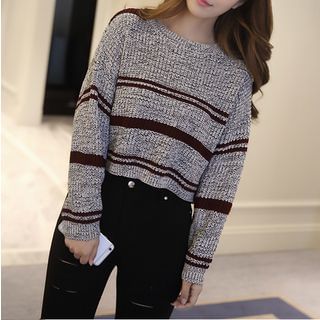 Sienne Striped M lange Sweater