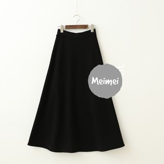 Meimei Fleece-lined Midi Skirt
