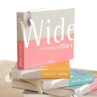 iswas 2016 Two-Tone Wide Diary - (M)