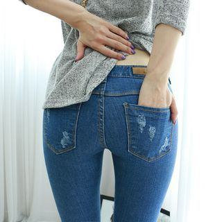 Dodostyle Distressed Skinny Jeans