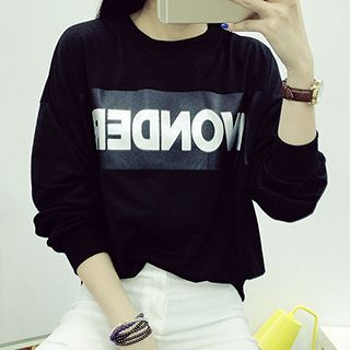 Fancy Show Lettering Pullover