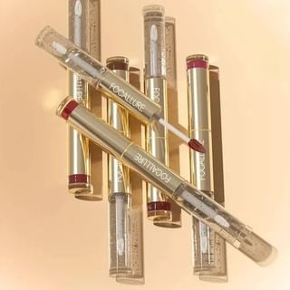 FOCALLURE - New Juicy Lip Oil Duo - 3 Colors #BB01 Hazelnut Spread