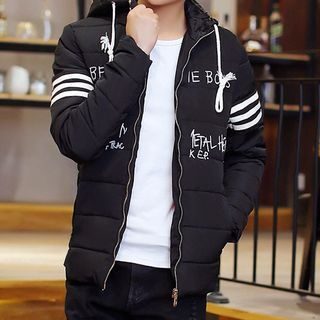 Danjieshi Letter Padded Hoodie