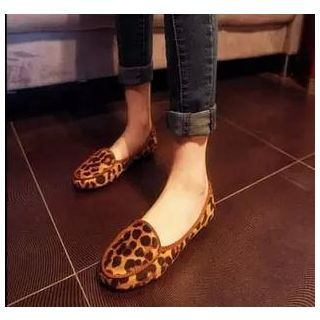 Shamrock Shoes Leopard Print Flats