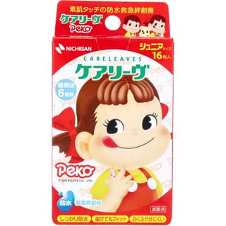 NICHIBAN - Peko Careleaves Waterproof Bandage 16 pcs