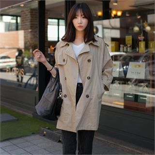 2fb Double-Breasted Trench Coat