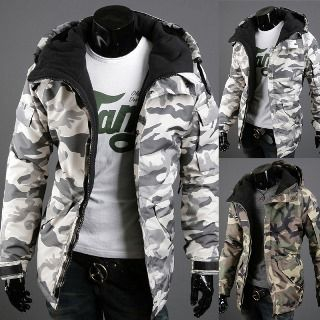Camouflage | Jacket | Print | Hood