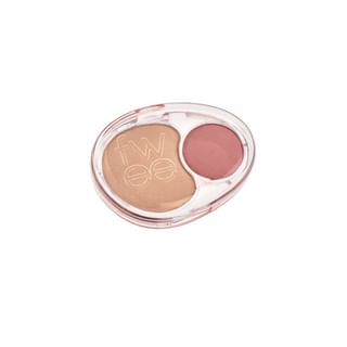Fwee - Mellow Dual Blusher - 12 Colors #Rs02 Humming Talk