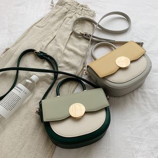 Leather | Saddle | Color | Faux | Bag