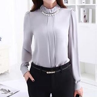 Caroe Embellished Chiffon Blouse