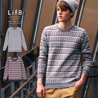 Life 8 Patterned Sweater