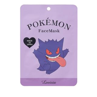 Lovisia - Pokemon Face Mask Gangar Skin-Soothing Care - 1 Pc
