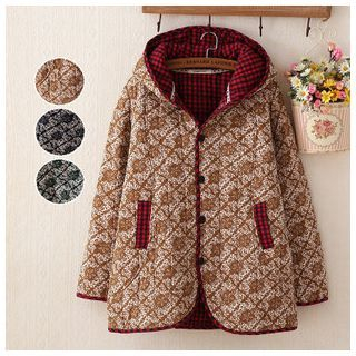 Waypoints Hooded Patterned Jacket
