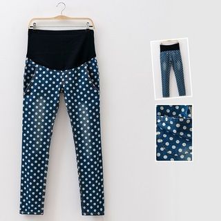 Mamaladies Maternity Dotted Jeans
