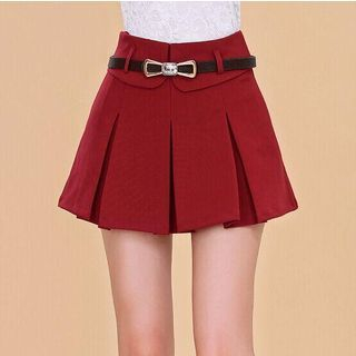 Calana Pleat A-Line Skirt