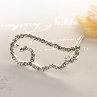 Fit-to-Kill Angel Wing hairpin  Silver - One Size