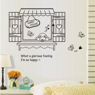 LESIGN Dog Print Wall Sticker