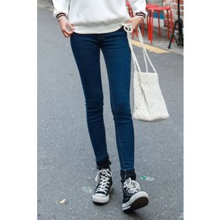 Bongjashop Brushed-Fleece Skinny Jeans