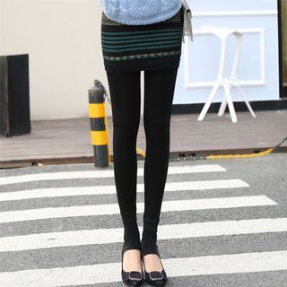 Hyoty Inset Pattern Skirt Leggings