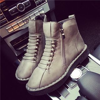 Hipsole Lace-Up Ankle Boots