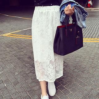 Eva Fashion Maxi Lace Skirt