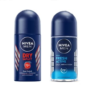 NIVEA - Men Deodorant Roll On Fresh Active - 50ml