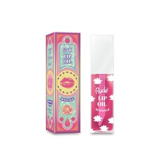Rude Cosmetics - Lip Oil Massage - 4 Colors Peach Refresh - 4ml