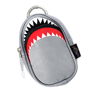 Morn Creations Shark Pouch Gray - One Size
