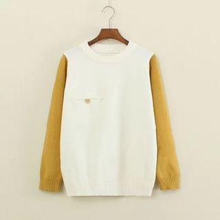 Mushi Two-Tone Sweater