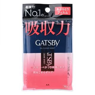 Mandom - Gatsby Oil Clear Sheet 75 Pcs